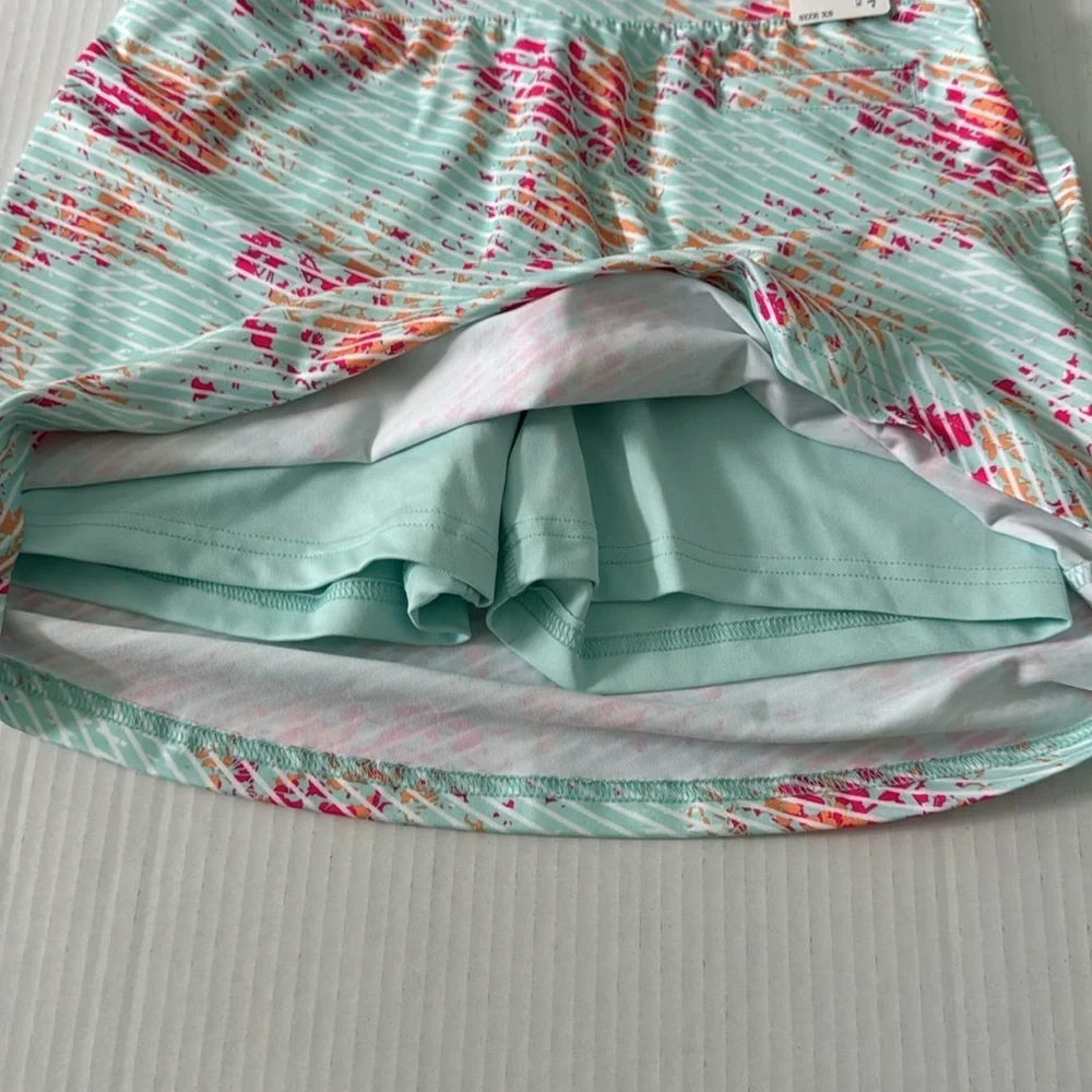 Pebble Beach Dry Luxe Performance Floral Skort Size XS NWT - Picture 4 of 12
